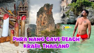 Visit to a very beautiful Phra Nang Cave Beach and swimming in the sea and exploring the caves.