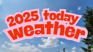 2025年2月3日　今日の天気＼(^o^)／