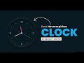 JavaScript Clock | CSS Neumorphism Working Analog Clock UI Design