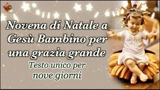 Novena di Natale a Gesù Bambino per una grazia grande✨ Testo unico per nove giorni ✨ #NovenadiNatale