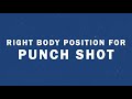 Right Body Position For Punch Shot | Sportscube Center of Excellence |  Cricket Training Tips