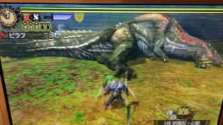 【MH4G】イビルジョー2頭 ギルクエLv.140 チャックスソロ