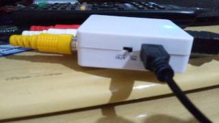 Adaptador Mini AV2HDMI com Defeito