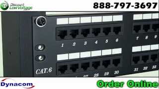 Cat6 48 port RJ45 Network Ethernet Patch Panel