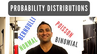 Probability Distributions A-Z! | Normal vs. Standard Normal vs. Poisson vs. Binomial vs. Bernoulli