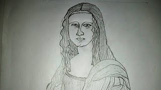 Drawing of mona lisa |#Monalisa#drawing#art#shorts