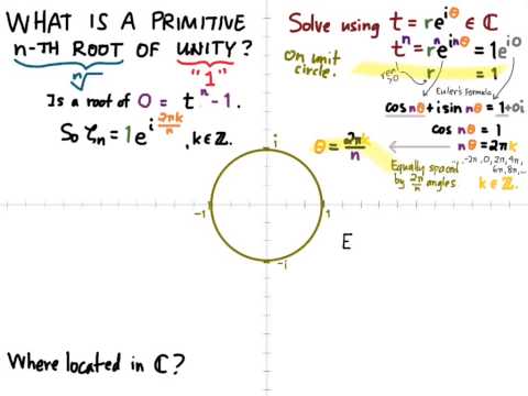 302.S4x: What is a primitive n-th root of unity? 302.S4x: What is a primitive n-th root of unity?