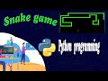 Snake game written in Python #snake #beginner #pythonprogramming