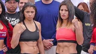 Jessica McCaskill vs. Anahi Sanchez WEIGH IN \u0026 FINAL FACE OFF | Matchroom Boxing USA