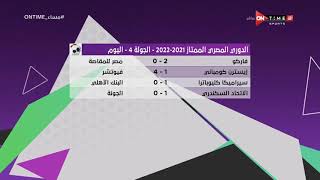 مساء ONTime - نتائج مباريات اليوم من الدوري الممتاز 2021-2022 "الجولة الـ4"