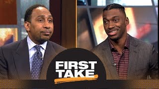 Stephen A. Smith asks Robert Griffin III questions about NFL career | First Take | ESPN