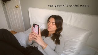 one year off social media, an update