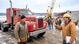 The Engineers Said Nothing Can Move It — Then the Old Man Fired Up His 1953 Mack Semi
