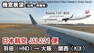 Flight View | Japan Airlines | Tokyo Haneda - Osaka Kansai | Boeing 737-800 (JA322J)