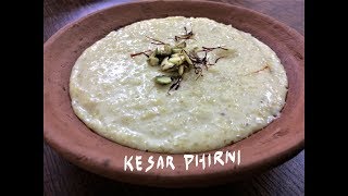 Kesar Phirni Recipe | Punjabi Phirni | Saffron Rice Pudding