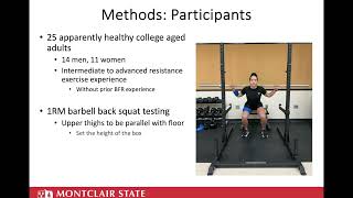 MARC ACSM 2023 Michael Perlet Blood Flow Restriction Research