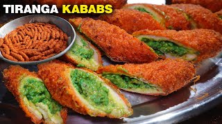 Mumbai Ka Famous TIRANGA KABAB Ki Making for 500 PEOPLE | Shadiyo Ka Starters | Zainab CookHouse