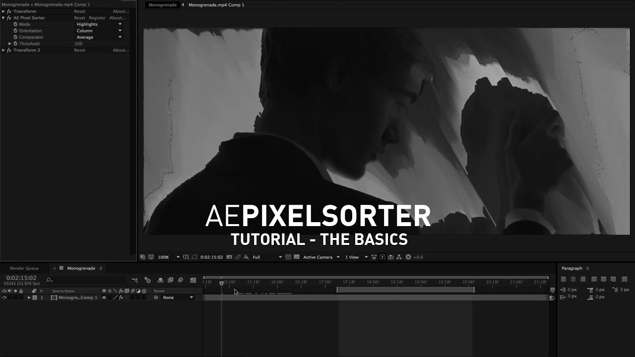 Ae Pixel Sorter Tutorial Youtube
