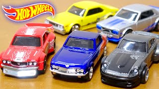 ホットウィール ワイルドスピード ファスト・リワインド 国産車 日産の旧車がいっぱいのラインナップ 全５台開封 Hot Wheels Mini Car Toy