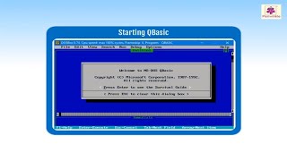 Programming With QBasic 1 - Starting the QBasic Program | Computer Training | Periwinkle