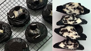 얼먹 필수! 꾸덕쫀득 오레오 크림치즈 쿠키 만들기🖤 | oreo creamcheese cookies