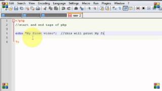 1. Print string using echo in PHP
