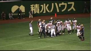 アメフト◆2011オービックシーガルズ秋vs富士通