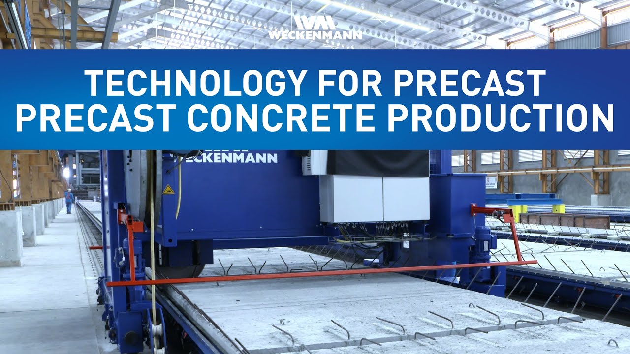 Weckenmann Technology For Precast Concrete Production Youtube
