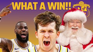 LAKERS WIN! Crazy Christmas Day Victory Over Warriors