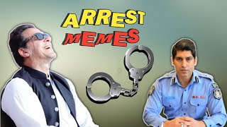 Imran khan arrested in Lahore memes | Zaman Park Arrest Memes | funny police memes |Inham Chaudhry