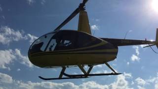 Close up heli takeoff Heliflieger com