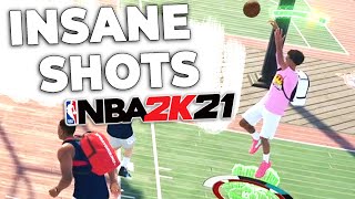 I've been making INSANE SHOTS in NBA2K21...