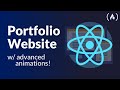 React Project Tutorial – Build a Portfolio Website w/ Advanced Animations