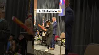 BEST graduation walk EVER😳💥 (UNSEEN POV) - Sebby Clemens Backflip Off Stage