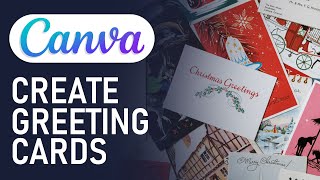 How To Make Greeting Cards In Canva | Canva Tutorial For Beginners (2024)