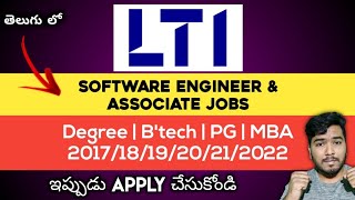 LTI & Myntra hiring 2017 to 2022 candidates | Apply Now | In Telugu