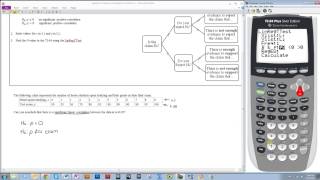 Hypothesis Testing for a Population Correlation Coefficient Using the TI-84 (LinRegTTest)