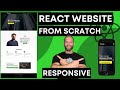 React Website Beginner Tutorial - Fully Responsive React JS App