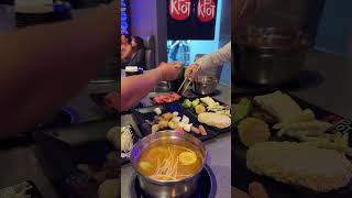 KPOT in Austin: KBBQ + Hot Pot Buffet 🍱✨ 💲$35.99: unlimited meats + veggies ⭐️ 9/10 experience!