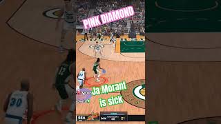 Pink Diamond Ja Morant is REDICULOUS!! #nba2k25 #myteam #JaMorant