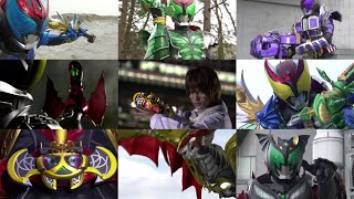 仮面ライダーキバ変身とフォームとフィニッシュを全て｜ALL KAMEN RIDER KIVA TRANFORMATION, FORM AND FINISH