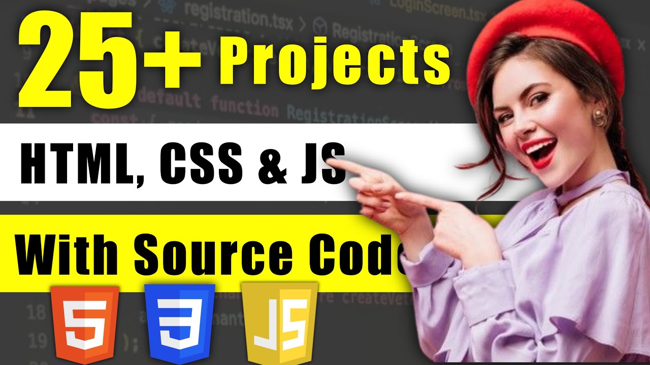 25+ HTML,CSS,JavaScript Projects With Source Code | Frontend Projects ...