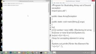 Array OutOfBound Exception