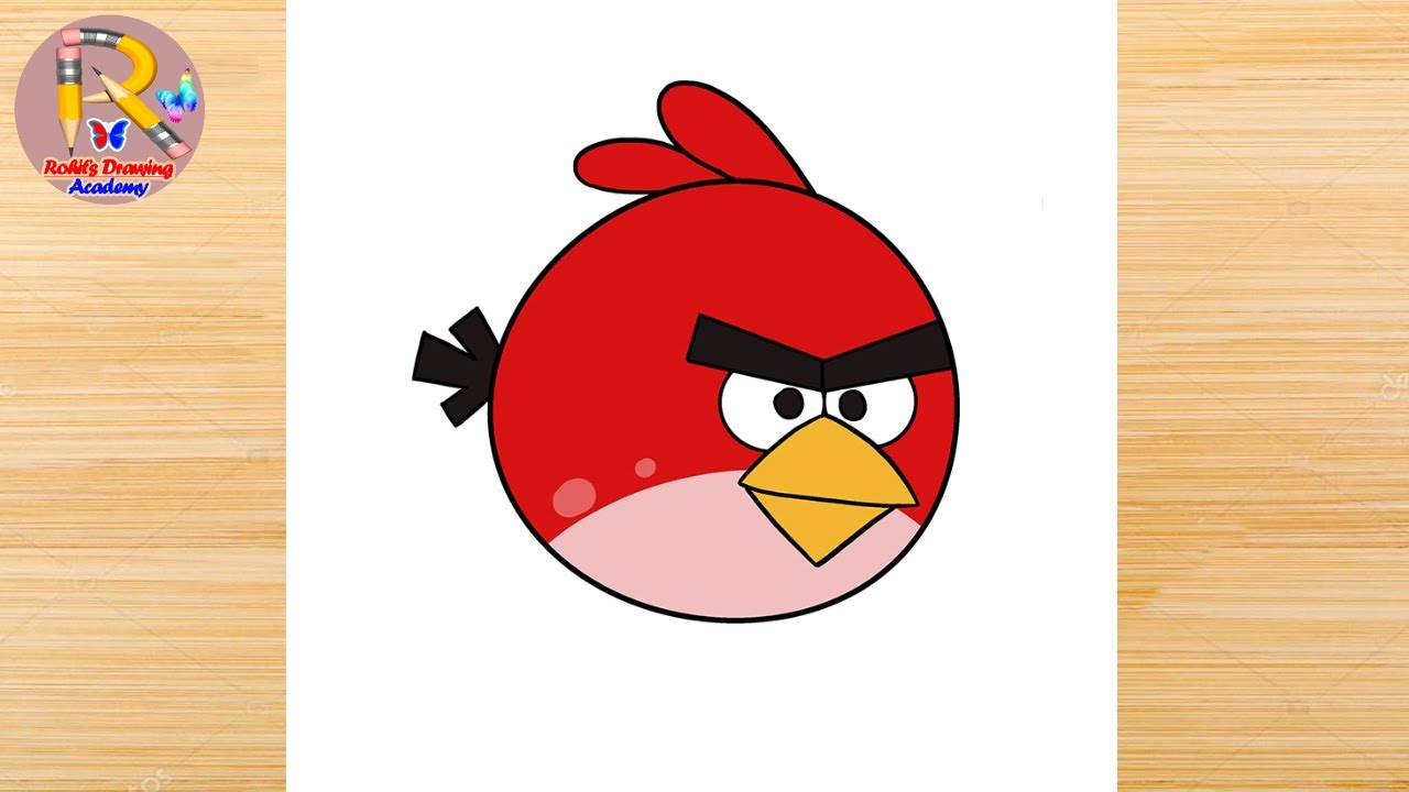How To Make A Angry Bird Drawing