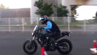 第５９７回　へなちょこライダー走行会　まえちゃん　ミニコース計測 43 44