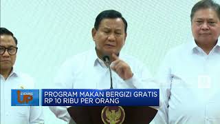 Anggaran Program Makan Bergizi Gratis Rp 10.000 Per Orang