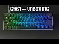 Unboxing - HK Gaming GK61 Gateron Optical Red