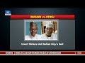 Political Round-Up: Court Strikes Out Buhari Campaign Organisation's Suit |Politics Today|