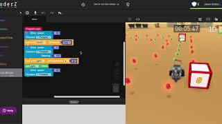 How to program the ultrasonic sensor in CoderZ 101
