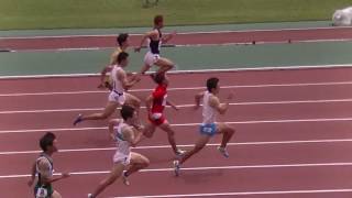 20160731 七大戦　男子100m予選　泉